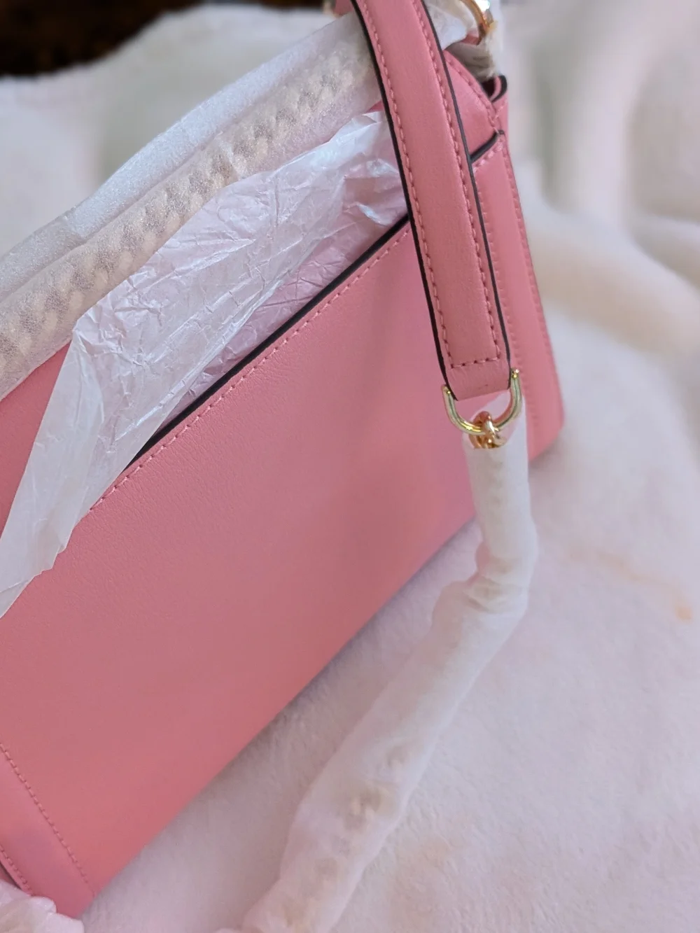 Michael Kors Kinsley Medium Flap Shoulder Bag in Pink NWT